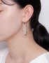 Handcrafted Large Dual Hoop Earrings by Korean Designer